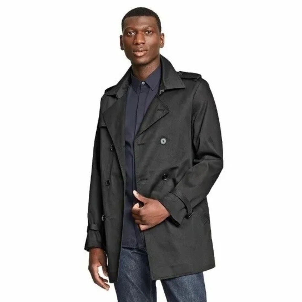 3.1 Phillip Lim For Target Men's Black Trench Coat